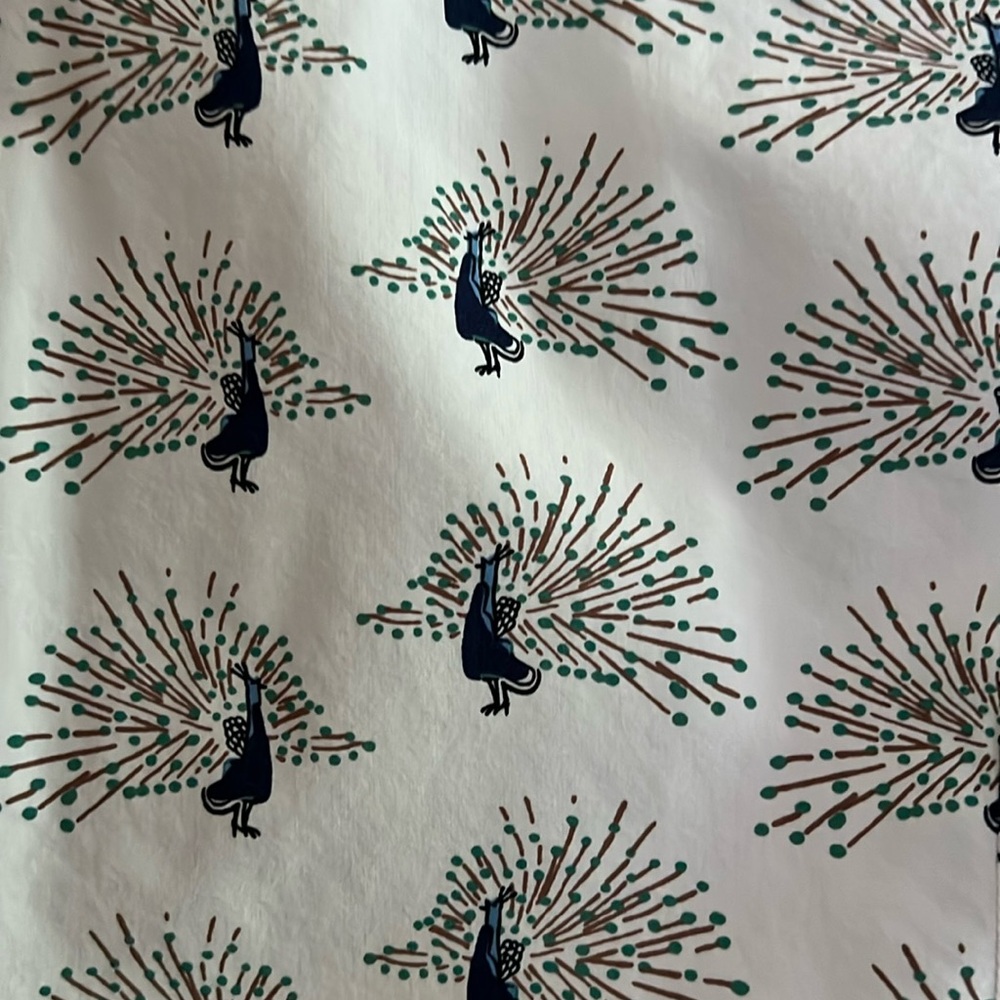 Boden peacock print shirt - Picture 3 of 9